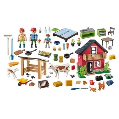 Découvrez la Petite ferme PLAYMOBIL 71248 - Univers Miniature, 137 pièces