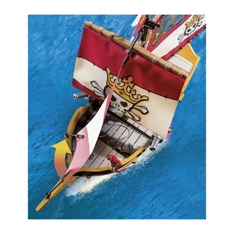 Chaloupe des pirates PLAYMOBIL 71418 - Avec personnages et canons
