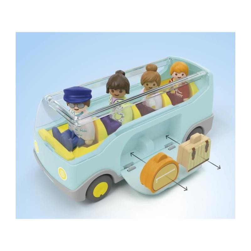Autocar de voyage PLAYMOBIL Junior 71682 - Idéal dès 12 mois