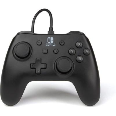 Manette filaire Nintendo Switch - Noir mat - Contrôlez vos jeux avec style