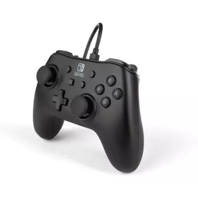 Manette filaire Nintendo Switch - Noir mat - Contrôlez vos jeux avec style
