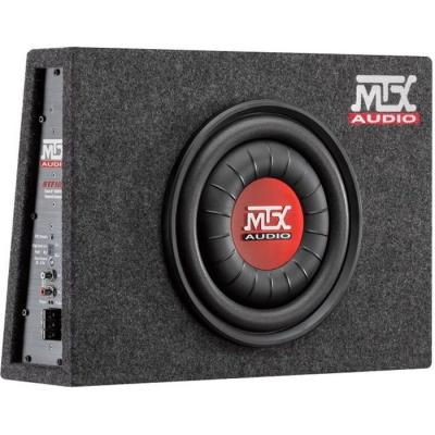 Subwoofer voiture MTX Caisson Plat Actif RTF10P 25cm 200W