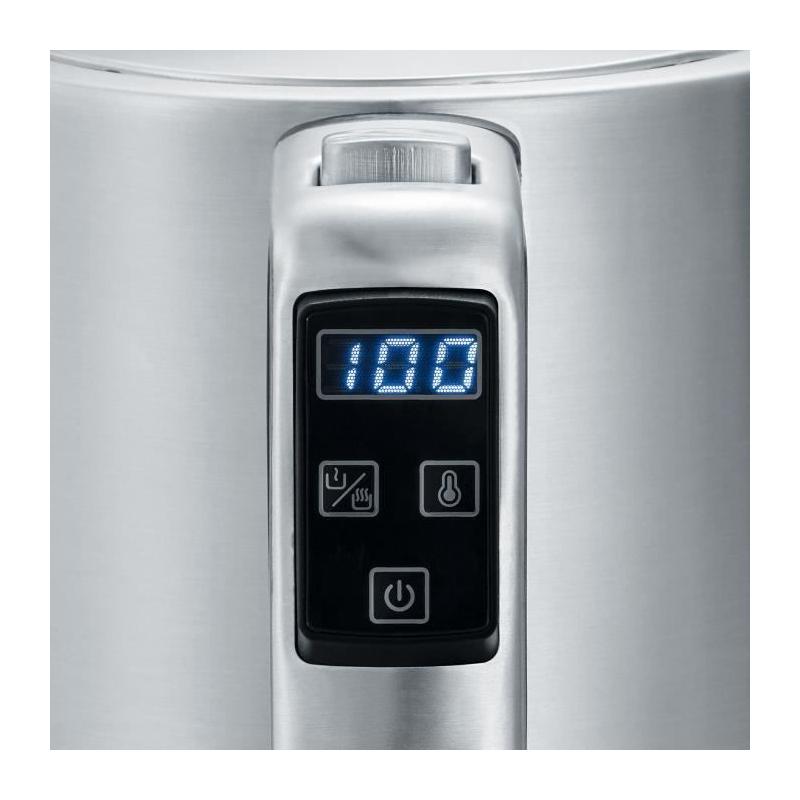 Bouilloire SEVERIN WK3418 Inox 1,7 L - Température réglable & Affichage LCD