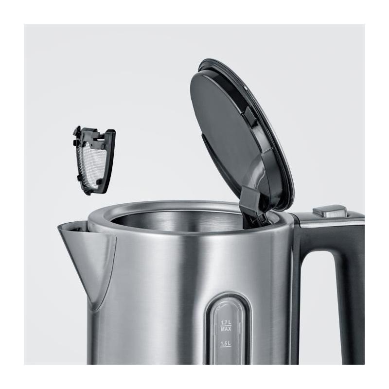 Bouilloire SEVERIN WK3418 Inox 1,7 L - Température réglable & Affichage LCD