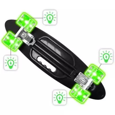 Skateboard STAMP 24 x 7 SKIDS CONTROL lumineux - Pack complet