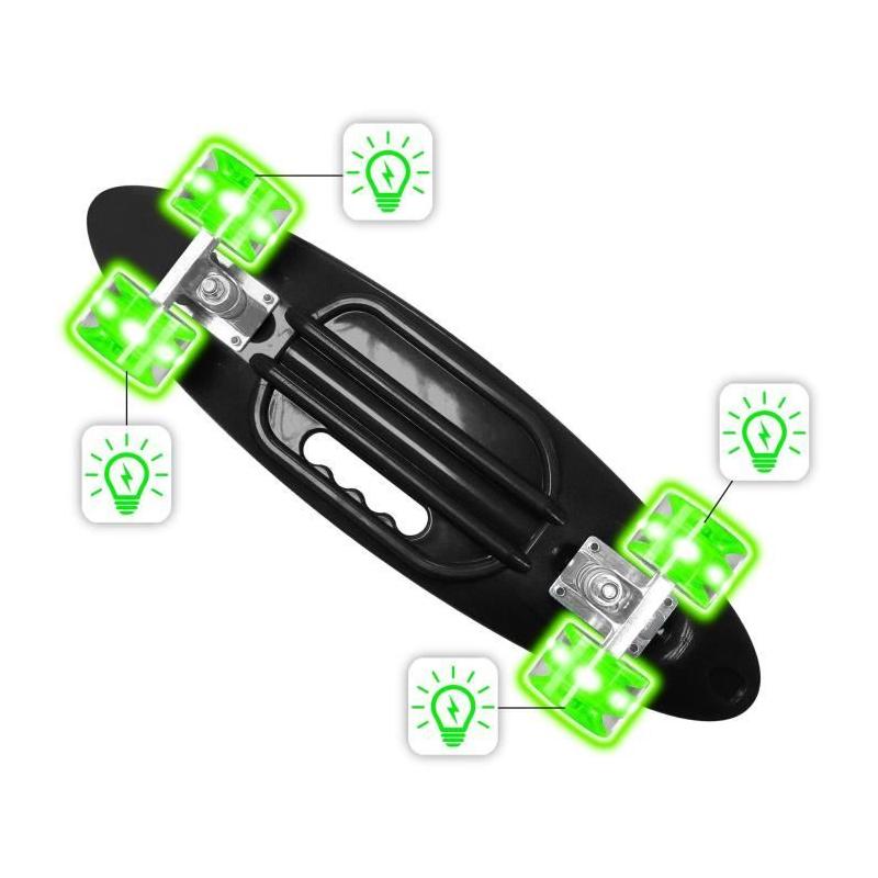 Skateboard STAMP 24 x 7 SKIDS CONTROL lumineux - Pack complet