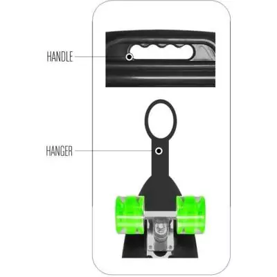 Skateboard STAMP 24 x 7 SKIDS CONTROL lumineux - Pack complet