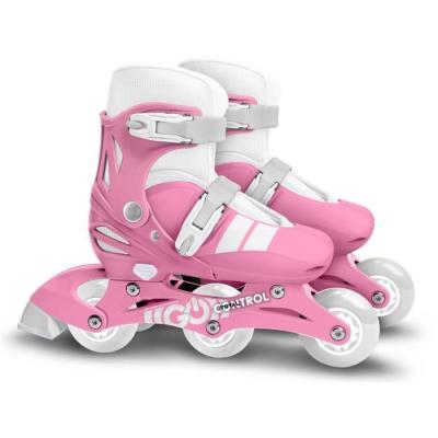 Patins en ligne 2-en-1 - STAMP - SKIDS CONTROL - Rose