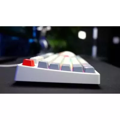 Clavier de gaming mécanique - CHERRY XTRFY K4V2 RGB TKL RETRO - Format TKL - Éclairage RGB - Noir Clavier de gaming mécanique - CHERRY XTRFY K4V2 RGB TKL RETRO - Format TKL - Éclairage RGB - Noir