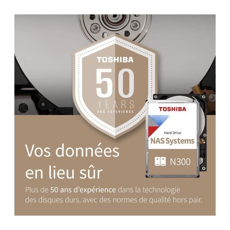 Disque dur interne TOSHIBA N300 12 To - Haute fiabilité