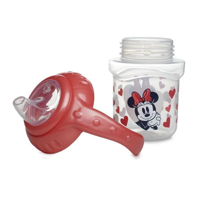 Tasse Minnie 250ml anti-fuites avec bec silicone