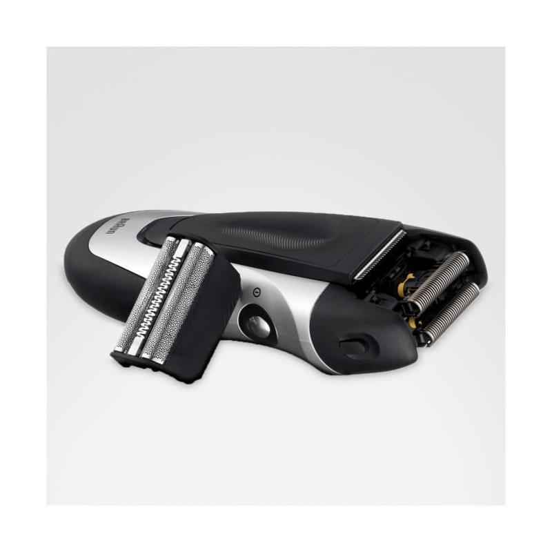 Cassette de rechange Braun 10B Series 1 pour rasoir - Recharge Grille + Couteaux - Noir - Dimensions compactes