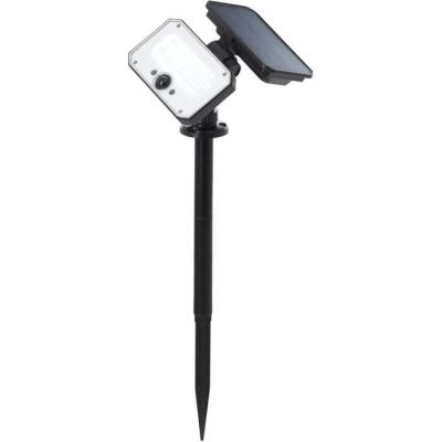 Balise solaire piquer BRILLIANT JOPLIN LED et solaire 4W - Noir
