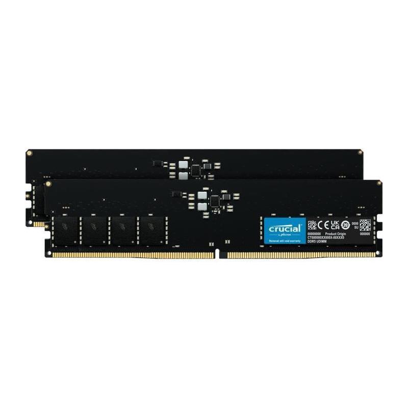 Kit RAM DDR5 Crucial 128GB - 5600 MT/s - CL46
