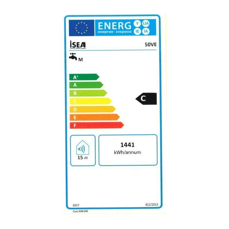 Chauffe Eau Electrique Vertical Swing ISEA 100L - Anode Magnésium