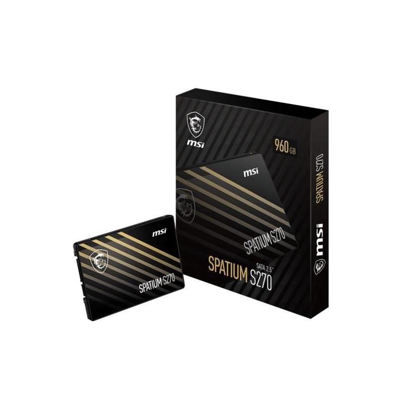 SSD interne MSI SPATIUM S270 480Go SATA 2.5 - Performances éclair