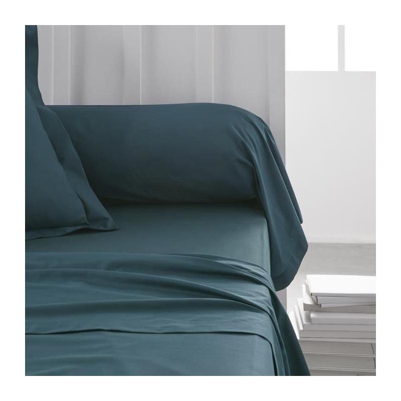 Taie de traversin TODAY Essential - 100% Coton uni - Paon