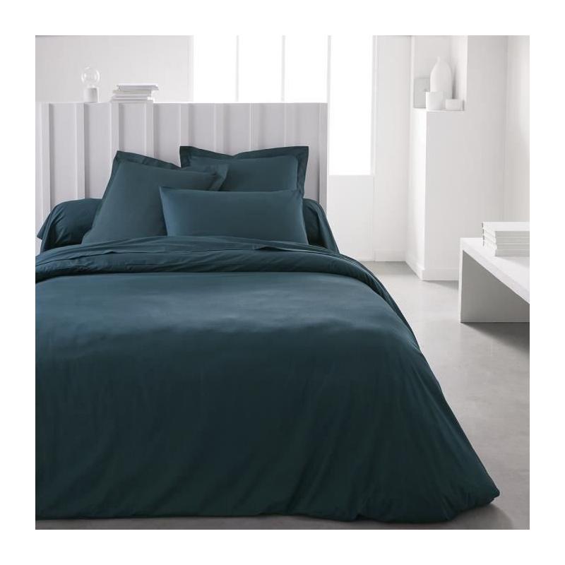 Taie de traversin TODAY Essential - 100% Coton uni - Paon