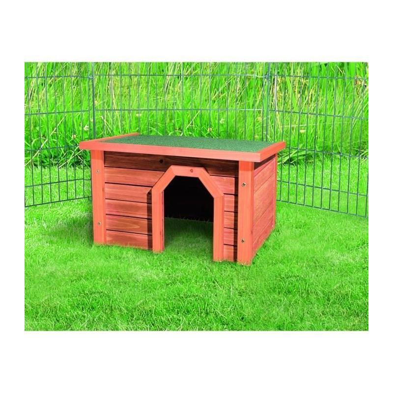 Maisonnette pour petits animaux - TRIXIE Natura - Idéale pour lapins adultes et rongeurs