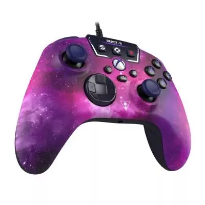 Turtle Beach React-R Noir, Violet USB Manette de jeu Analogique Numérique PC, Xbox One, Xbox Series S, Xbox Series X