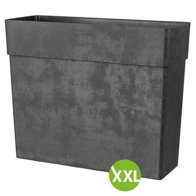 Bac à fleurs Muret haut LIKE R - Anthracite - Hauteur 78 cm