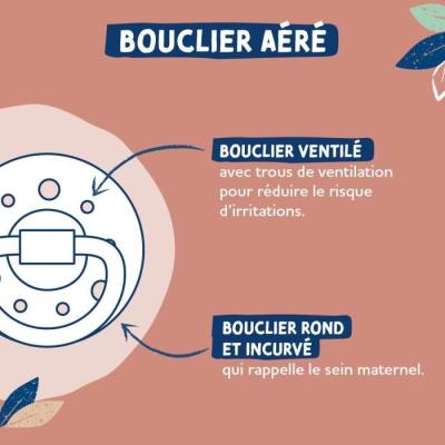 Sucettes Dodie Gaia +6m Sous le Soleil Lot de 2 - Silicone Anatomique