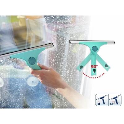 Raclette vitres 2-en-1 LEIFHEIT M Pro Reach - 28 cm - Turquoise
