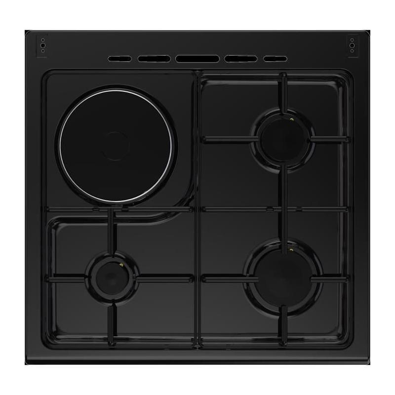 Cuisinière mixte Continental Edison CECM60FCB - Noir 