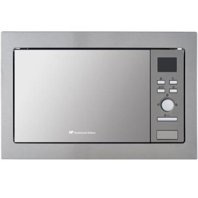 Micro-ondes grill encastrable 25L Continental Edison - Argent