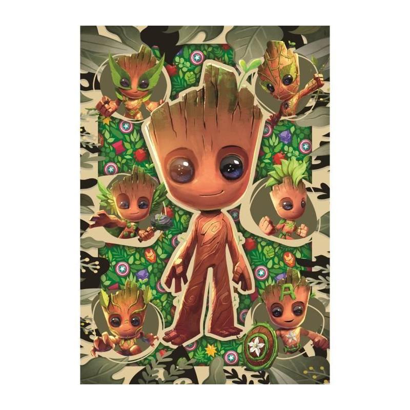 Puzzle CLEMENTONI Marvel Groot - 104 pièces