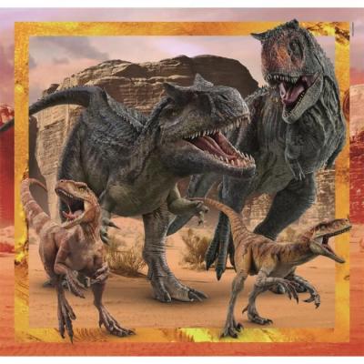 Puzzle 3x48 pièces Jurassic World - Fascinant!