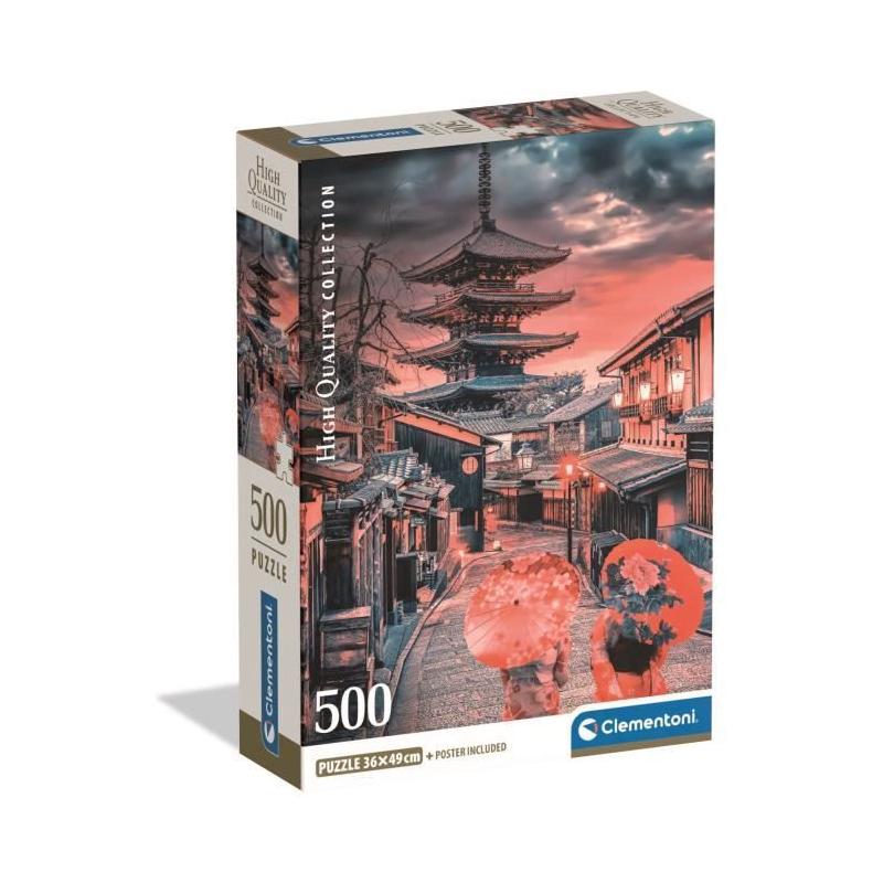 Puzzle CLEMENTONI - Compact 500 pièces - Soirée à Kyoto