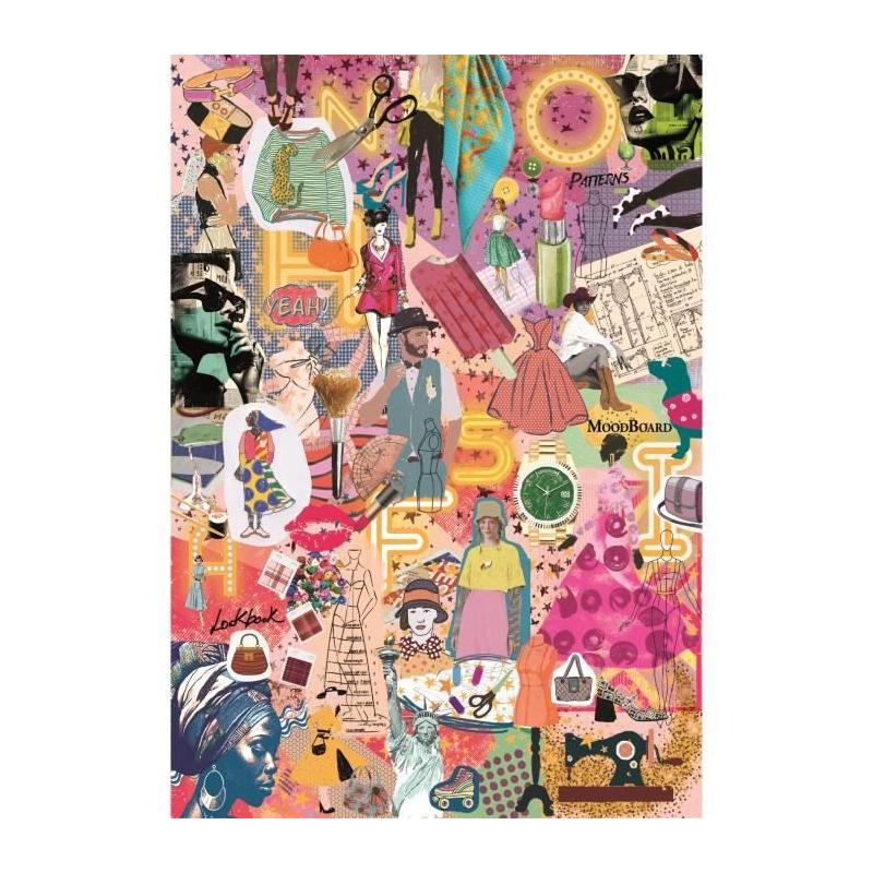 Puzzle CLEMENTONI Compact 1000 pièces - Plus c'est mieux - Mode & Design