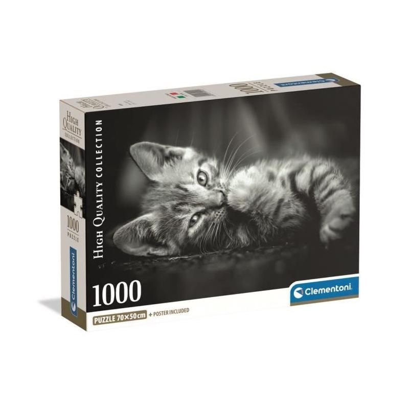 Puzzle CLEMENTONI Compact 1000 pièces - Chaton