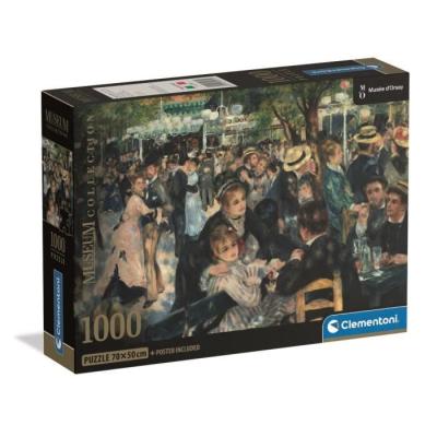 Puzzle CLEMENTONI Compact 1000 pièces - Renoir : Bal du Moulin
