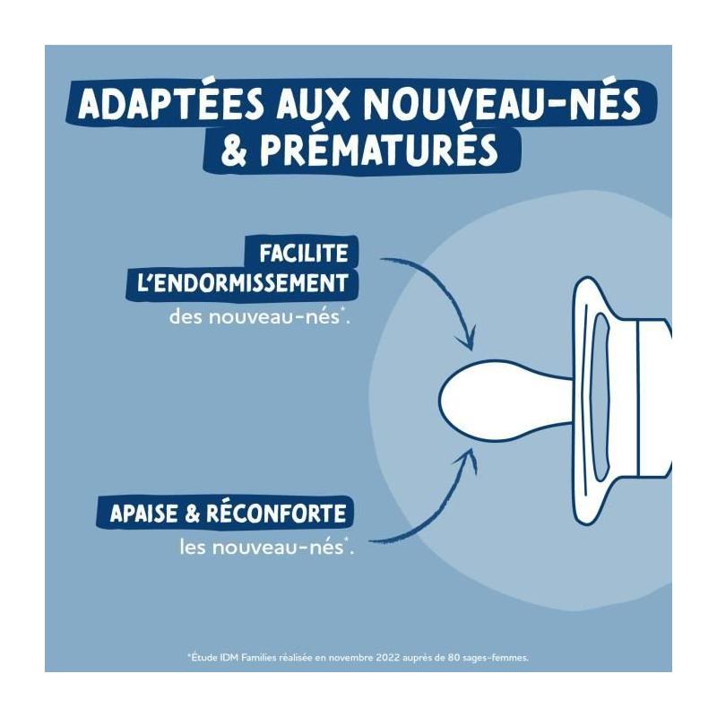 Sucettes anatomiques Dodie pour nouveau-nés - Tortue