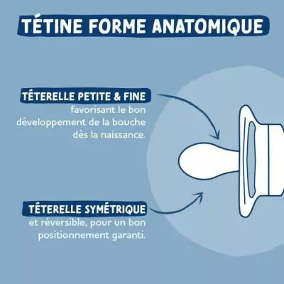 Sucettes anatomiques Dodie pour nouveau-nés - Tortue