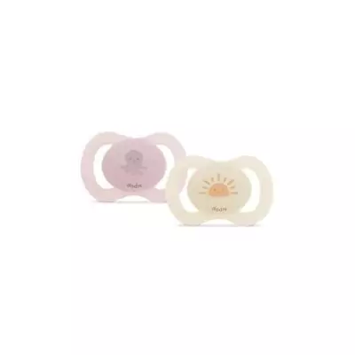 Sucettes anatomiques Dodie pour bébés de 0/2 mois - Lot de 2 - Design pieuvre