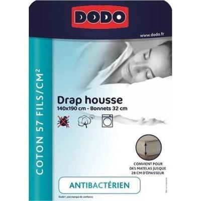 Drap housse DODO 140x190 cm - Coton - 32 cm - Confort absolu!