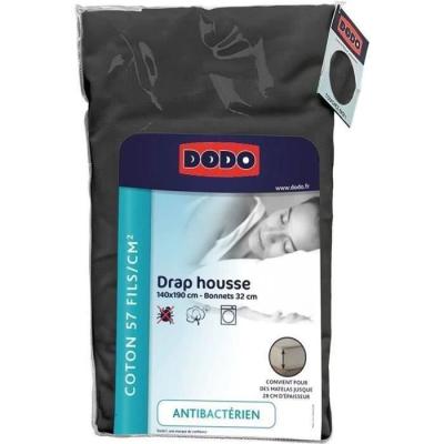 Drap housse DODO 140x190 cm - Coton - 32 cm - Confort absolu!