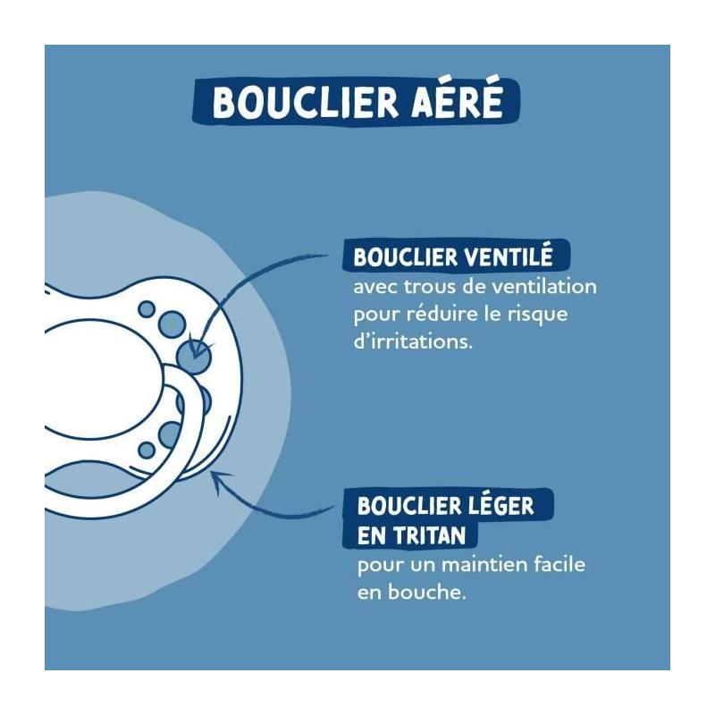 Duo sucettes anatomiques Dodie - Panda roux - Pour 6 mois et +