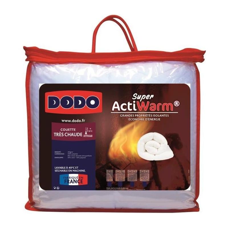 Couette très chaude DODO SUPER ACTIWARM 450 g/m² - Made in France