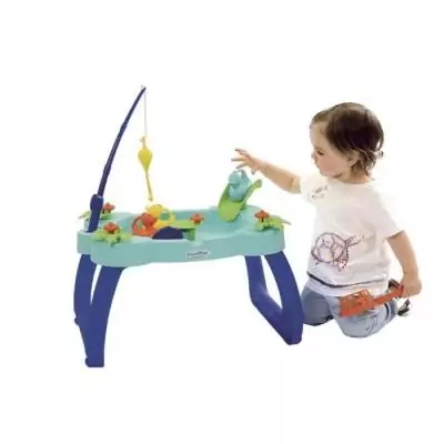 Table de pêche à la ligne écolo avec 4 canards et accessoires
