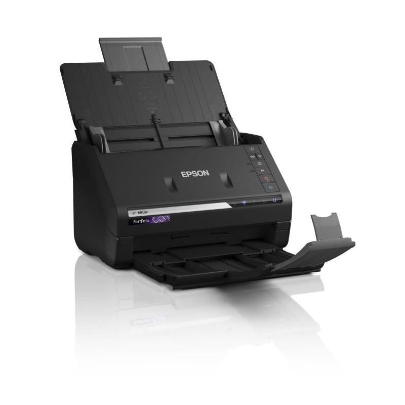 Scanner de documents EPSON FastFoto FF-680W - 600 dpi - Wifi et bac automatique