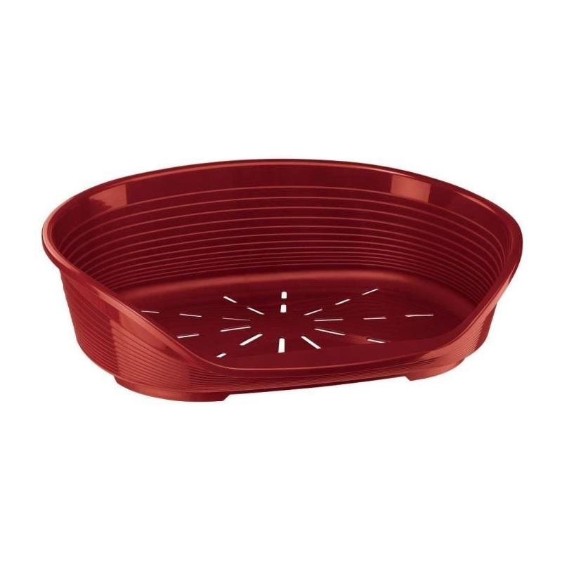 Corbeille FERPLAST SIESTA DELUXE 4 Bordeaux - Confort et élégance