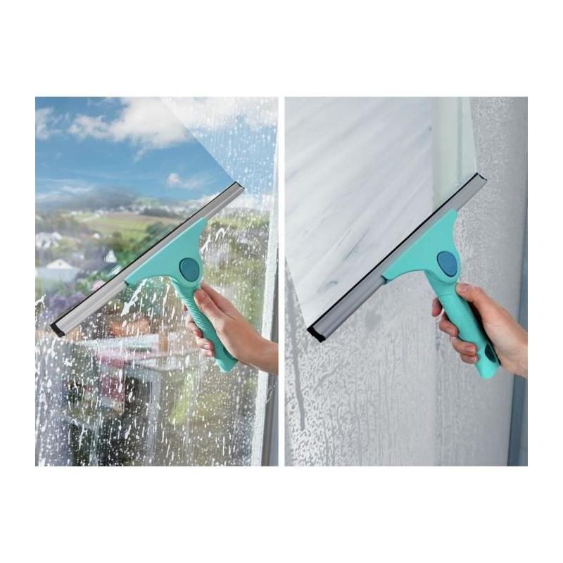 Raclette vitres 2-en-1 LEIFHEIT XL Pro Reach - 51522 - Turquoise