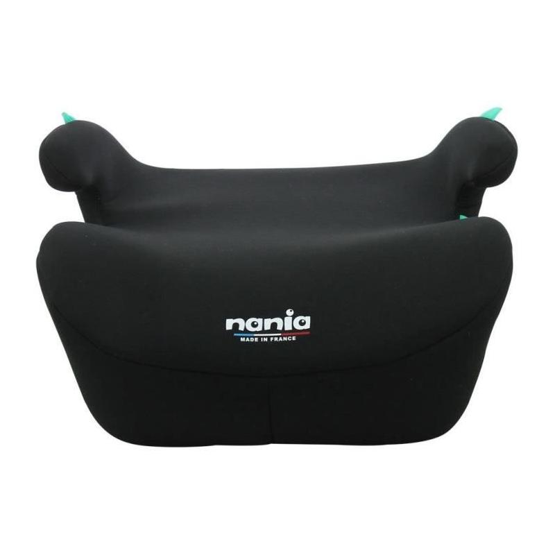 Siège auto réhausseur NANIA Bubblefix Noir - Groupe 3 - Isofix