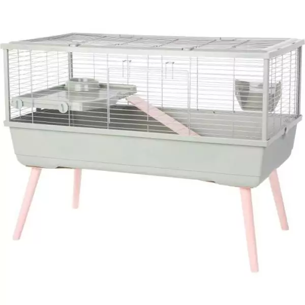Cage rongeur surélevée - Zolux - Néolife - Pour cochon d'inde - 99 x 54 x 79 cm - Vert
