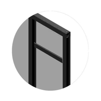 Kit verrière fixe OPTIMUM - Noir - H50 X L30 cm ?