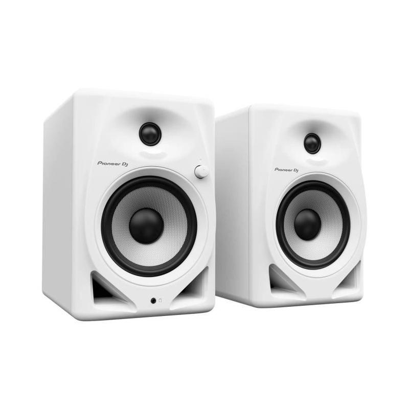 Enceintes de monitoring Pioneer DJ DM-50D-W - 2x25W - Blanc
